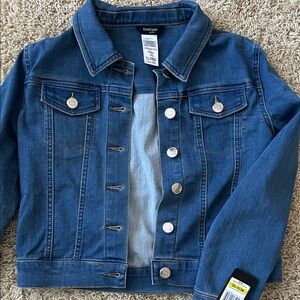 New with tags Bebe girls Denim Jacket size M 10/12